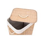 Koš na prádlo G21 72 l, ratanový design s bílým košem