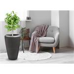 Květináč G21 Coal Oval 55 x 55 x 86,3