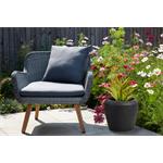 Květináč G21 Coal Round 33,5 x 33,5 x 30,5