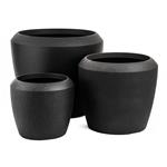 Květináč G21 Coal Round 55,6 x 55,6 x 48,4