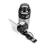 Láhev G21 na pití 600 ml 2v1, šedá