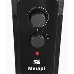 Olejový radiátor G21 Merapi černý, 11 žeber, 2500 W