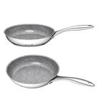 Pánev G21 Gourmet Miracle 28 cm s poklicí, nerez/greblon