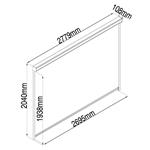 Příslušenství G21 boční markýza 2,8x2 m pro pergolu Austin 