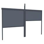 Příslušenství G21 boční markýza 4x2,6 m pro pergolu Trenton