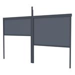 Příslušenství G21 boční markýza 4x2,6 m pro pergolu Trenton