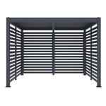 Příslušenství G21 fixní lamelová stěna 2,8x2,2 m pro pergolu Austin 