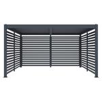 Příslušenství G21 fixní lamelová stěna 3,7x2,2 m pro pergolu Austin 