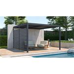 Příslušenství G21 fixní lamelová stěna 3x2,6 m pro pergolu Trenton