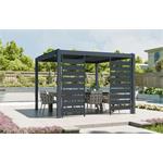 Příslušenství G21 fixní lamelová stěna 92x205,5 cm pro pergolu Austin