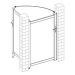 Příslušenství G21 montážní profil pro levou branku 173 cm