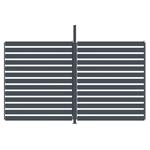 Příslušenství G21 otočná lamelová stěna 4x,2,6 m pro pergolu Trenton