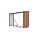 Přístřešek na dřevo G21 WOH 335 - 242 x 89 cm, hnědý