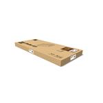 Přístřešek na dřevo G21 WOH 335 - 242 x 89 cm, hnědý