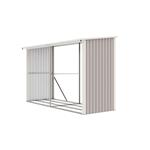 Přístřešek na dřevo G21 WOH 682 - 302 x 119 cm, šedý