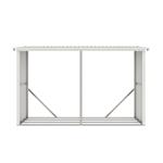 Přístřešek na dřevo G21 WOH 682 - 302 x 119 cm, zelený - 2. jakost