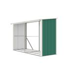 Přístřešek na dřevo G21 WOH 682 - 302 x 119 cm, zelený - 2. jakost