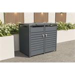 Přístřešek na popelnice G21 132x117x80 cm, antracitový 