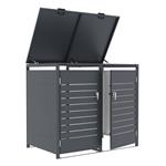 Přístřešek na popelnice G21 132x117x80 cm, antracitový 