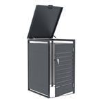 Přístřešek na popelnice G21 68x117x80 cm, antracitový