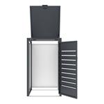 Přístřešek na popelnice G21 68x117x80 cm, antracitový