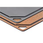 Prkénko krájecí G21 EcoCut z přírodní celulózy - sada 2 ks, grafitové/hnědé