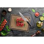 Prkénko krájecí G21 EcoCut z přírodní celulózy - sada 2 ks, grafitové/hnědé