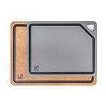 Prkénko krájecí G21 EcoCut z přírodní celulózy - sada 2 ks, hnědé/grafitové