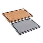 Prkénko krájecí G21 EcoCut z přírodní celulózy - sada 2 ks, hnědé/grafitové