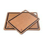 Prkénko krájecí G21 EcoCut z přírodní celulózy - sada 2 ks, hnědé