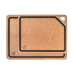 Prkénko krájecí G21 EcoCut z přírodní celulózy - sada 2 ks, hnědé