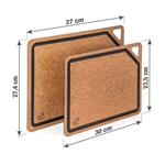 Prkénko krájecí G21 EcoCut z přírodní celulózy - sada 2 ks, hnědé