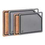 Prkénko krájecí G21 EcoCut z přírodní celulózy - sada 2 ks, hnědé