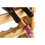 Regál na víno G21 na 72 lahví, bambusový