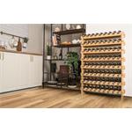 Regál na víno G21 na 72 lahví, bambusový