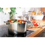 Sada nádobí G21 Gourmet Magic s cedníkem, 4 díly, nerez