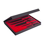 Sada nožů G21 Damascus Premium v bambusovém bloku, Box, 5 ks + brusný kámen