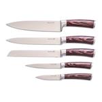Sada nožů G21 Gourmet Steely 5 ks + nerez blok