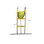 Skluzavka G21 k zahradní houpačce zelená