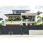 Sloupek G21 pro branku a bránu 15x171 cm s patkou, antracitový, 2 kusy