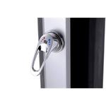 Solární sprcha G21 Amber 60 l, černo-stříbrná 