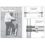 Teleskopický žebřík G21 GA-TZ12-3,8M štafle/žebřík - poškozený obal