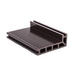 Terasové prkno G21 zakončovací, 2,5 x 14 x 400 cm, Dark Wood, WPC