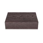 Terasové prkno G21 zakončovací, 2,5 x 14 x 400 cm, Dark Wood, WPC