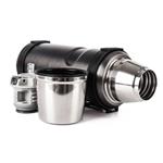 Termoska G21 na pití, 1000 ml, ocelově šedá s rukojetí