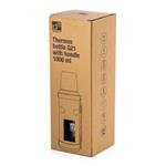 Termoska G21 na pití, 1000 ml, ocelově šedá s rukojetí