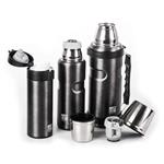 Termoska G21 na pití, 500 ml, ocelově šedá