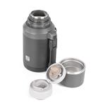 Termoska G21 nerezová 1200 ml, černo-šedá