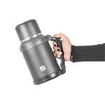 Termoska G21 nerezová 1200 ml, černo-šedá