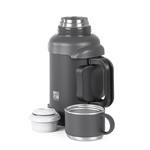 Termoska G21 nerezová 2500 ml, černo-šedá